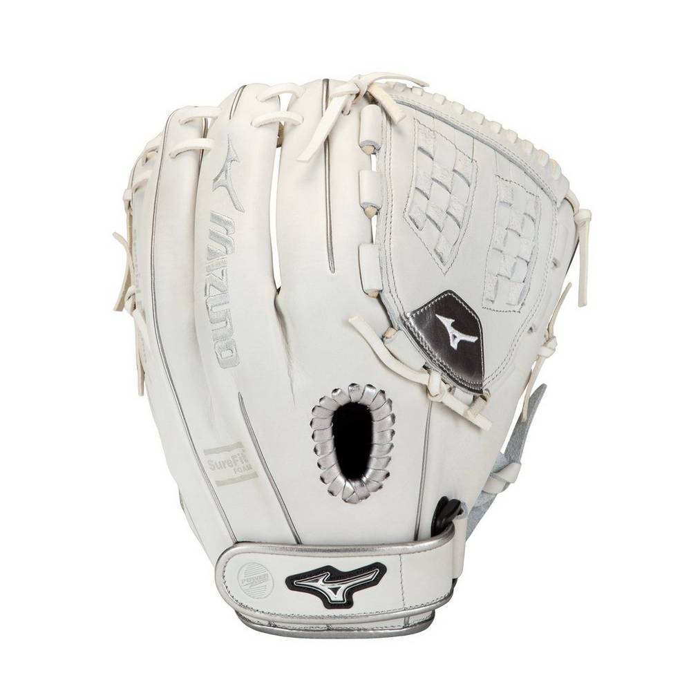 Mizuno MVP Prime SE Fastpitch 12" - Bayan Eldiven - Beyaz/Gümüş Türkiye (KSTJCU-450)